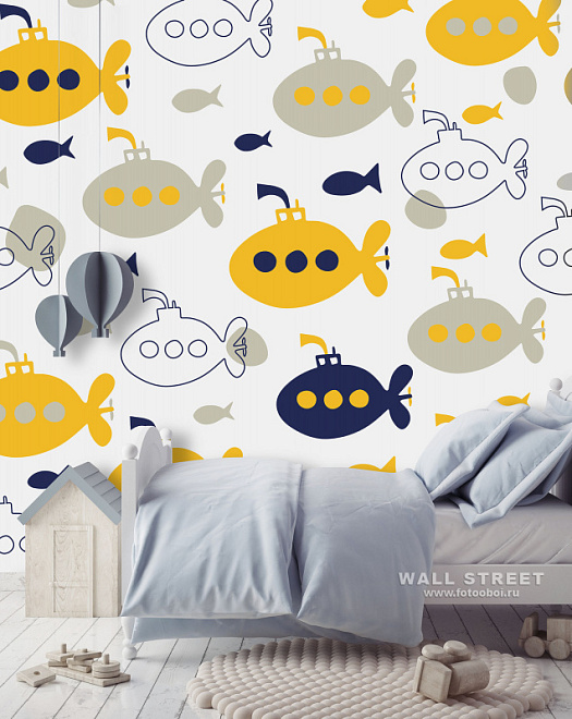 Фотообои в интерьере артикул BabyWorld 1, BABY WORLD, Wall street Фотообои в интерьере артикул BabyWorld 1, BABY WORLD, Wall street