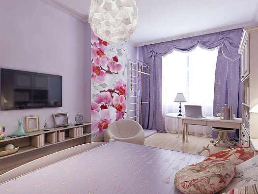 Фотообои в интерьере артикул H-040, Фотопанно, Divino Decor