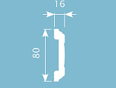 Артикул MX007, 80Х16, Молдинги и углы, Cosca в текстуре, фото 2