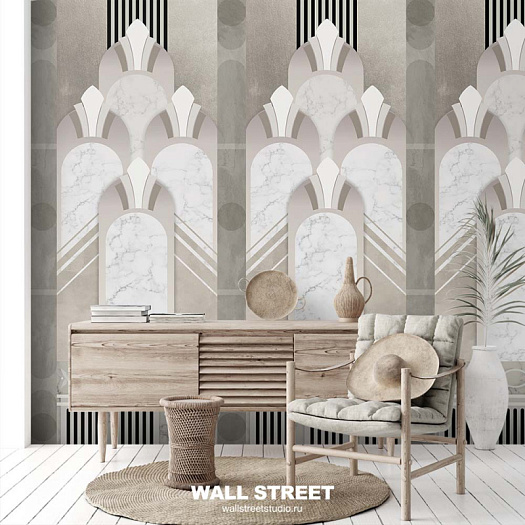 Фотообои в интерьере артикул Deco 4, DECO, Wall street